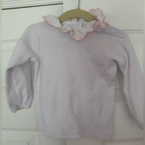 Little English London Layering Blouse Toy Ruffle Collar